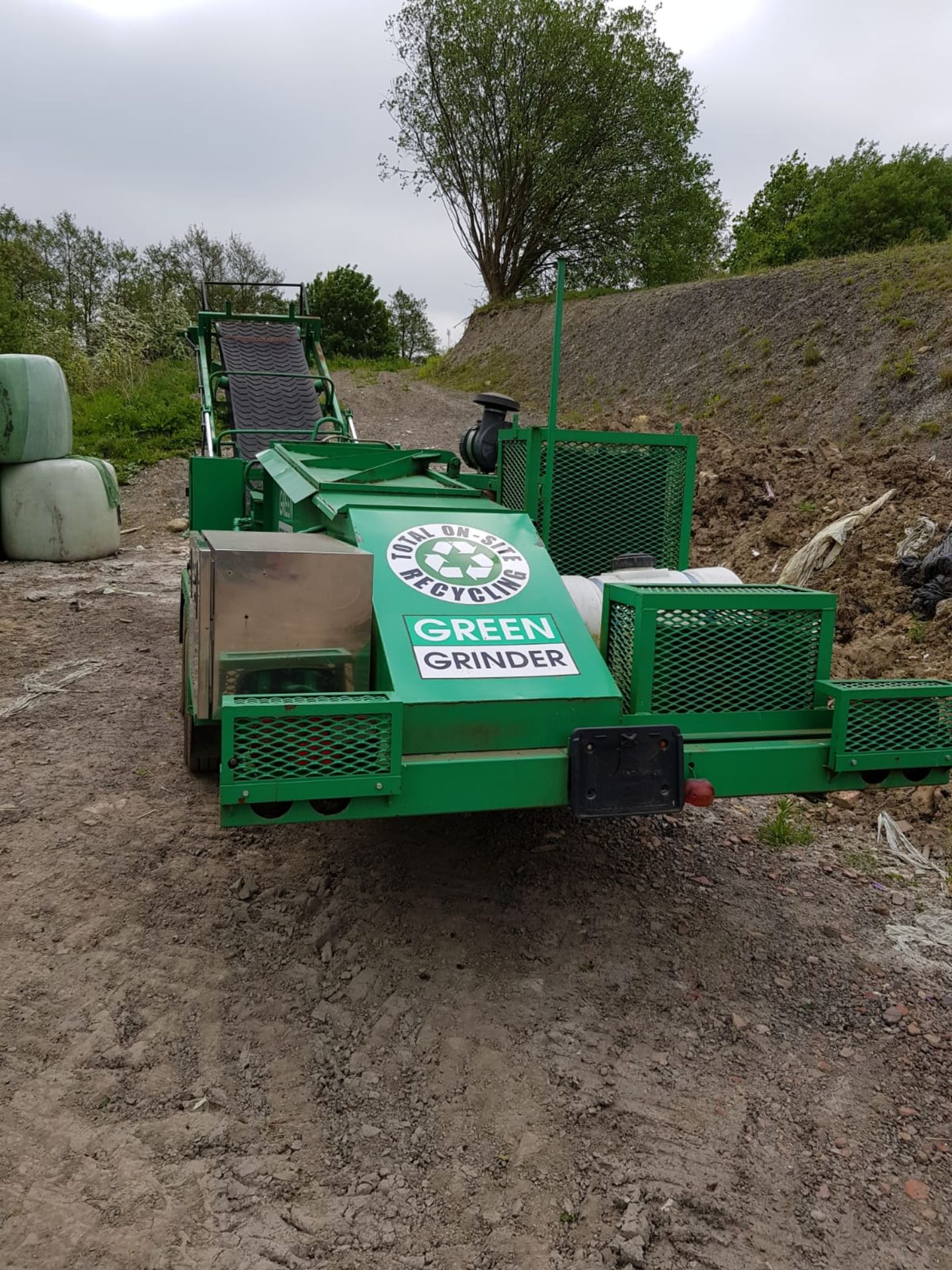 TWIN AXLE GREEN GRINDER PACKER 750 MOBILE SHREDDER *PLUS VAT* - Image 3 of 12