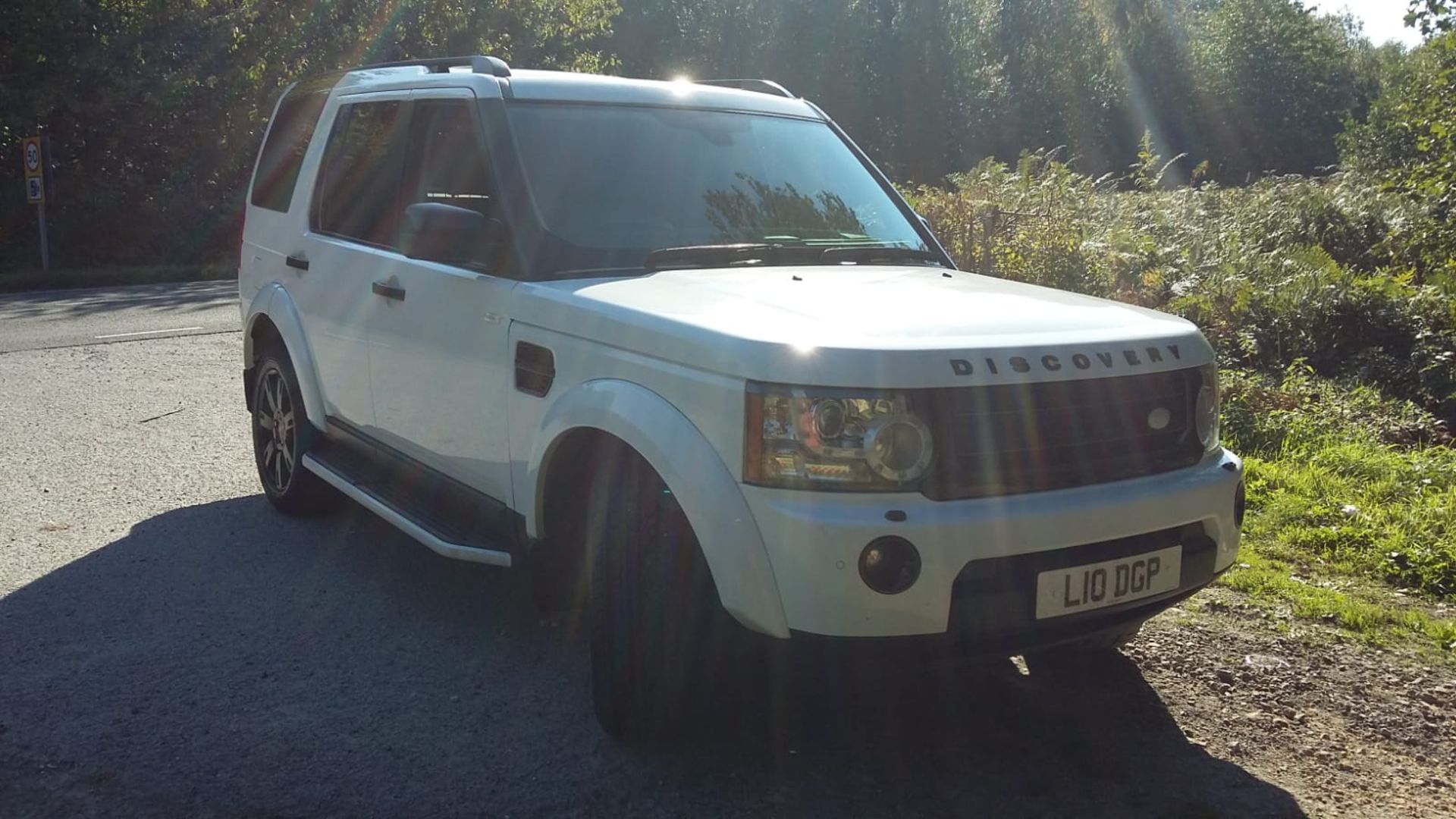 2011/60 REG LAND ROVER DISCOVERY TDV6 AUTOMATIC WHITE DIESEL LIGHT 4X4 *NO VAT*