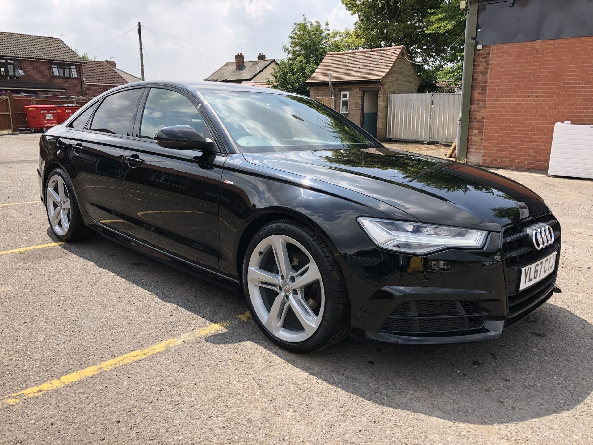 2018/67 REG AUDI A6 S LINE BLACK EDITION 2.0 TDI ULTRA, SHOWING 0 FORMER KEEPERS - 2K MILES *NO VAT*