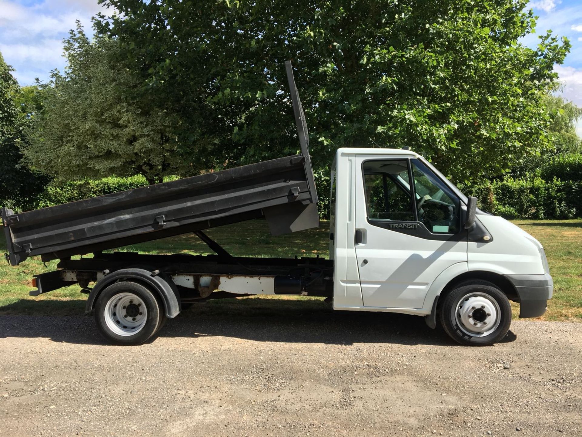 2008/58 REG FORD TRANSIT 100 T350M RWD WHITE DIESEL TIPPER, SHOWING 0 FORMER KEEPERS *NO VAT* - Image 7 of 7