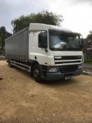 2005 DAF TRUCKS FA CF65.220 ULTRA LOW km 275K CURTAIN SIDE WITH KOI APP FORKLIFT , LOW GENUINE MILES