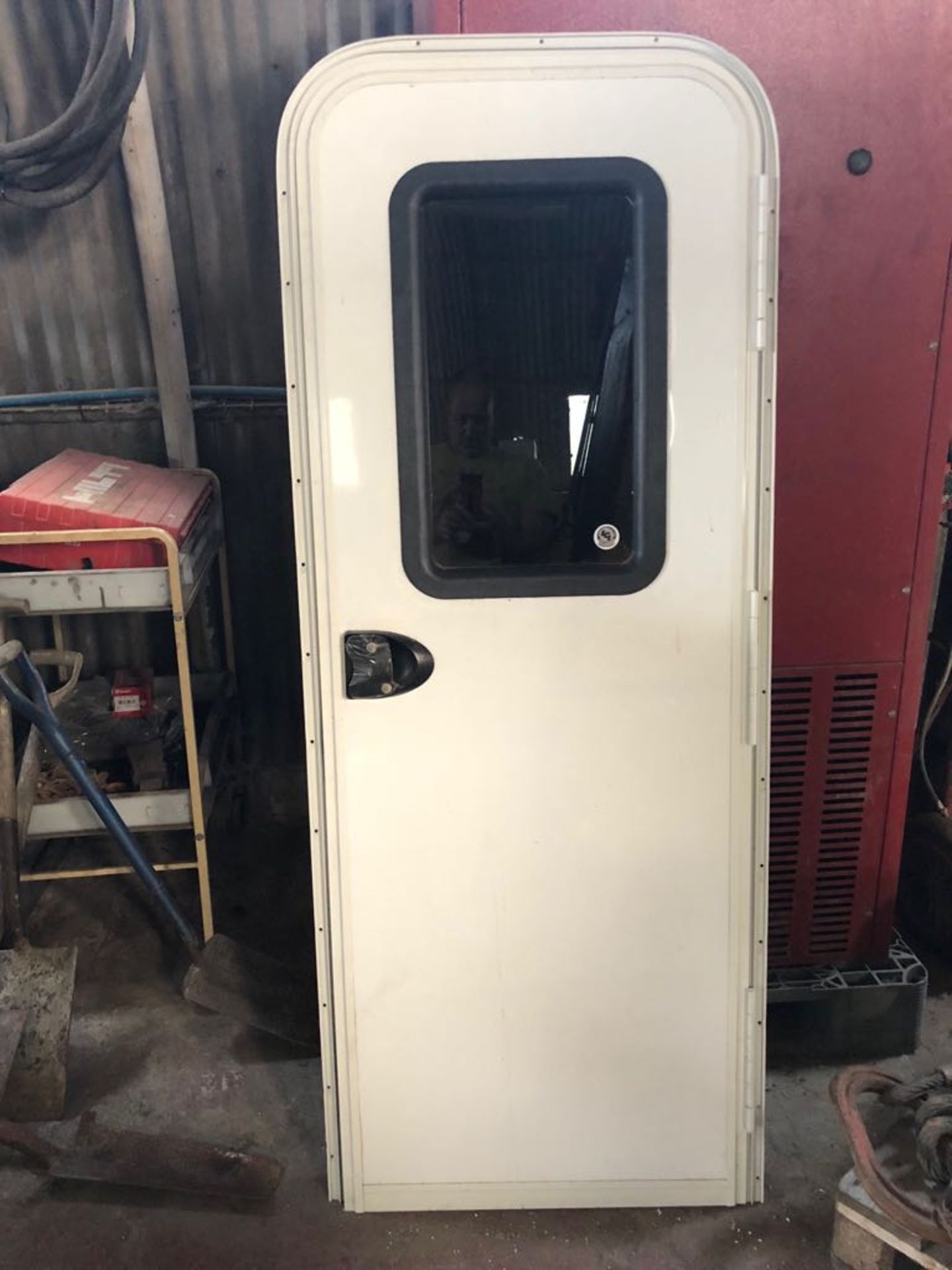 HORSEBOX / CARAVAN / MOTORHOME DOOR WITH RV LOCK & WINDOWS *PLUS VAT* - Image 2 of 7