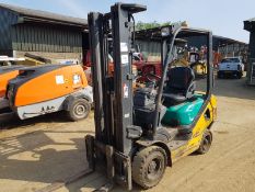 2006 KOMATSU FD18T-20R 1.8 TON TWIN MAST FORKLIFT WITH SIDE SHIFT *PLUS VAT*