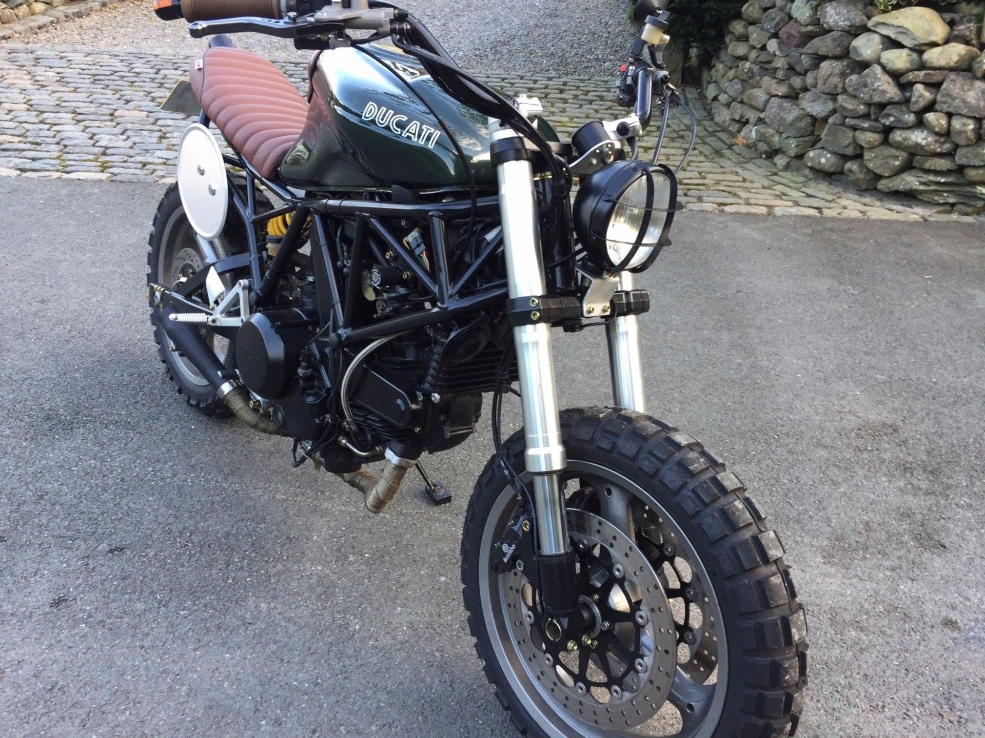 2003 DUCATI SCRAMBLER UNIQUE RETRO CAFE RACER / BOBBER - 750CC *NO VAT* - Image 8 of 8