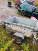 CAR GALVANISED BOX TRAILER 3X4 FOOT *NO VAT*