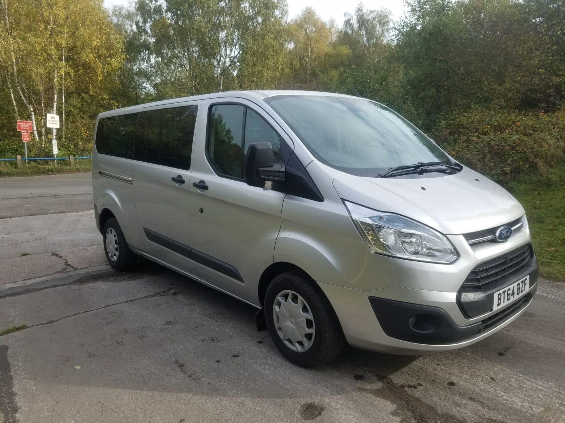 2014/64 REG FORD TOURNEO CUSTOM 300 ZET TDCI ECO-TECH SILVER DIESEL MPV, SHOWING 1 FORMER KEEPER