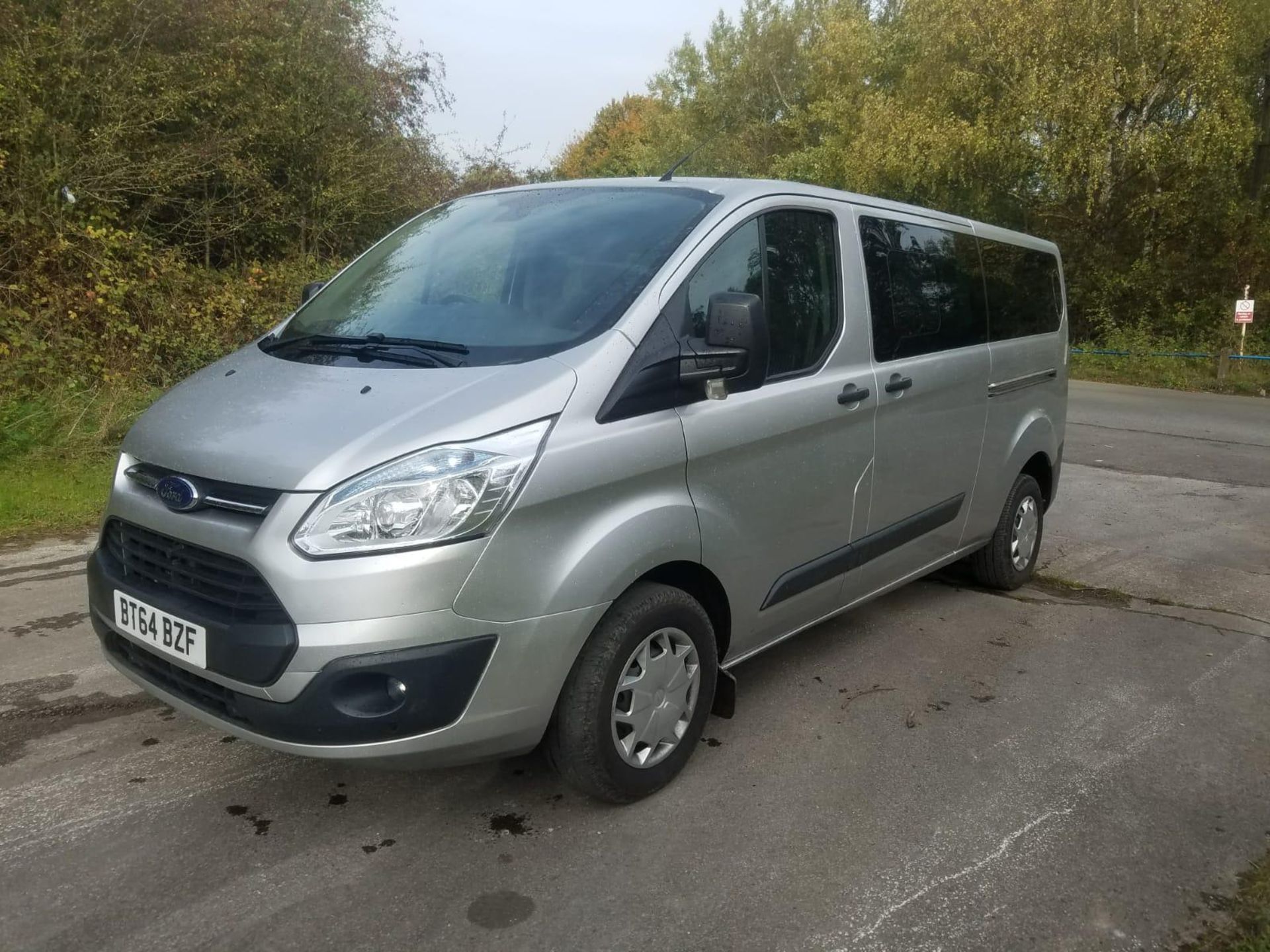 2014/64 REG FORD TOURNEO CUSTOM 300 ZET TDCI ECO-TECH SILVER DIESEL MPV, SHOWING 1 FORMER KEEPER - Image 3 of 12