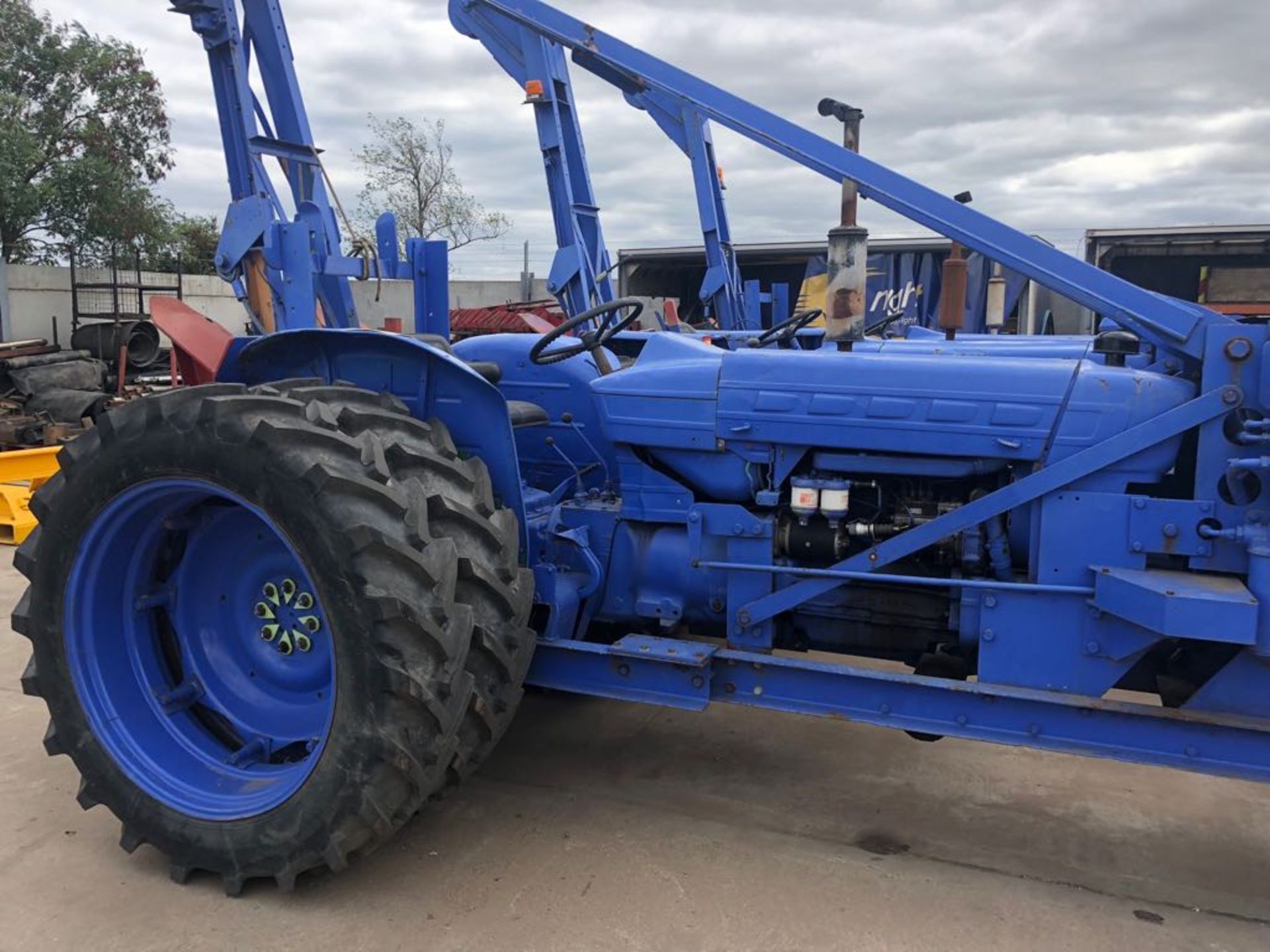 POWER LINE CABLE WINCH / PULLER. BASED ON FORD 5000 TRACTOR, IN GOOD WORKING ORDER C/W WINCH - Image 4 of 14