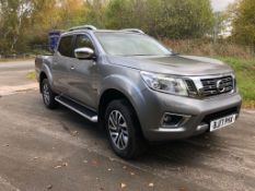 ON SALE - 2017/17 REG NISSAN NAVARA TEKNA DCI GREY DIESEL PICK-UP, SHOWING 0 FORMER KEEPERS *NO VAT*