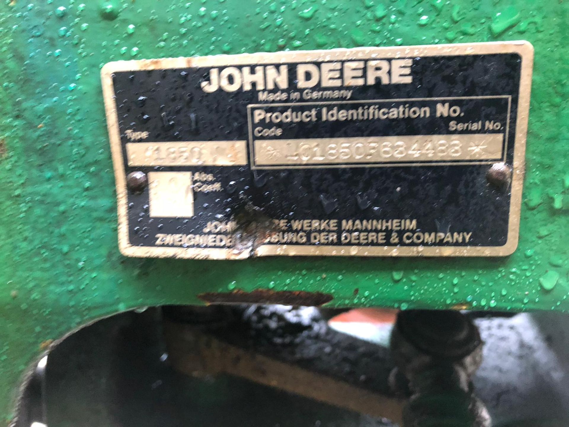 1988/F REG JOHN DEERE 1850 TRACTOR WITH FRONT LOADER *PLUS VAT* - Image 13 of 26