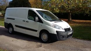 2012/62 REG PEUGEOT EXPERT 1200 L2H1 HDI WHITE DIESEL PANEL VAN, SHOWING 0 FORMER KEEPERS *NO VAT*