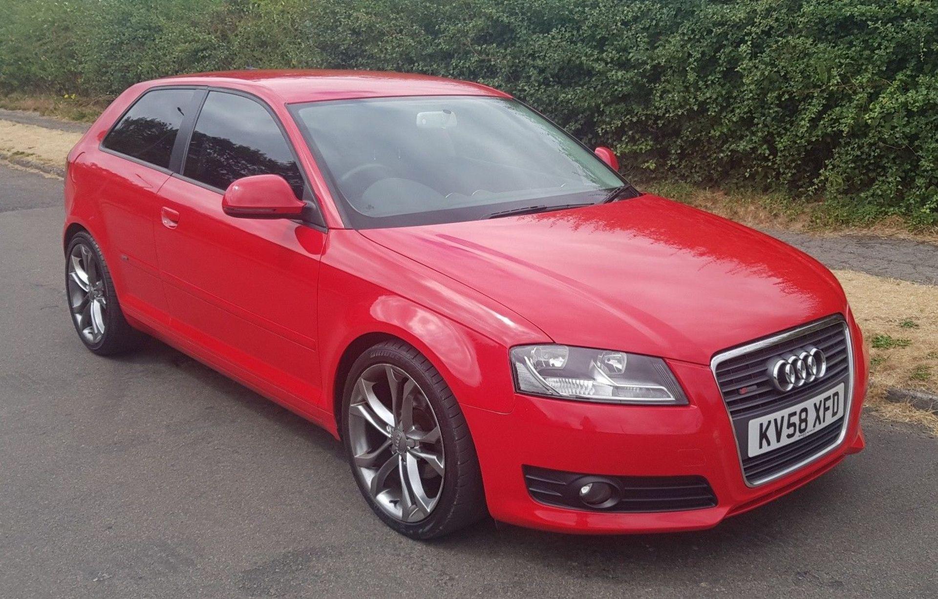 2008/58 REG AUDI A3 SE 101 MPI RED PETROL 3 DOOR HATCHBACK - S3 ALLOYS *NO VAT*