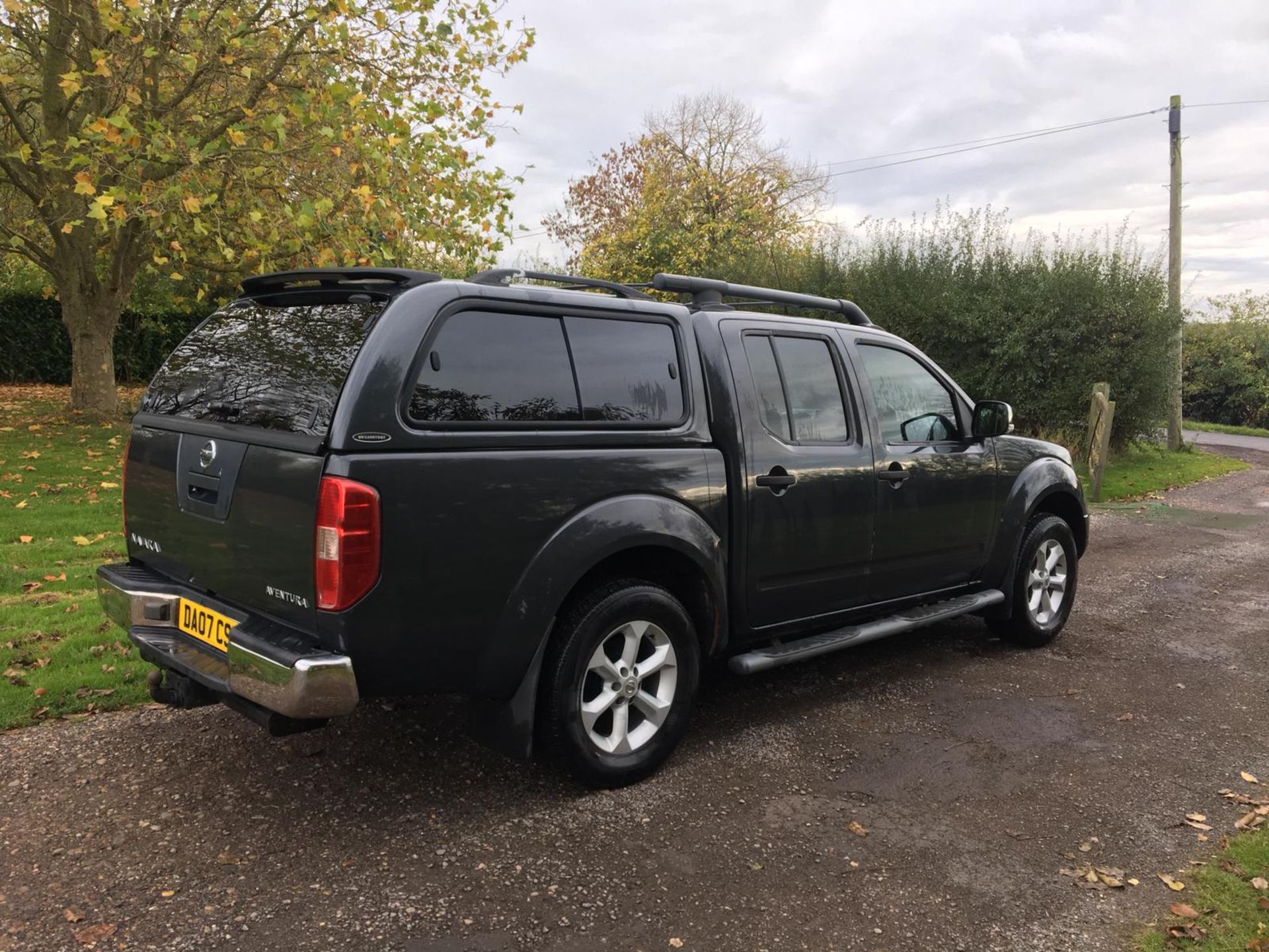 2007/07 REG NISSAN NAVARA AVENTURA 4X4 4WD DOUBLE CAB DCI GREY DIESEL PICK UP 2.5 *NO VAT* - Image 8 of 15