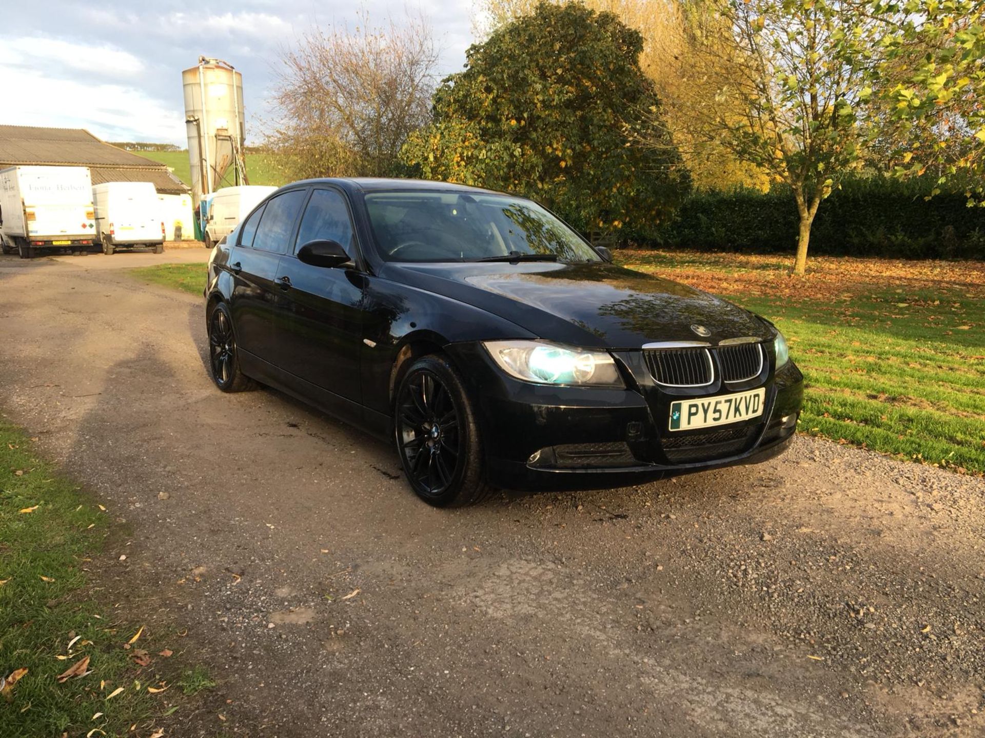 2008/57 REG BMW 320D ES BLACK DIESEL 4 DOOR SALOON *NO VAT* - Image 7 of 13