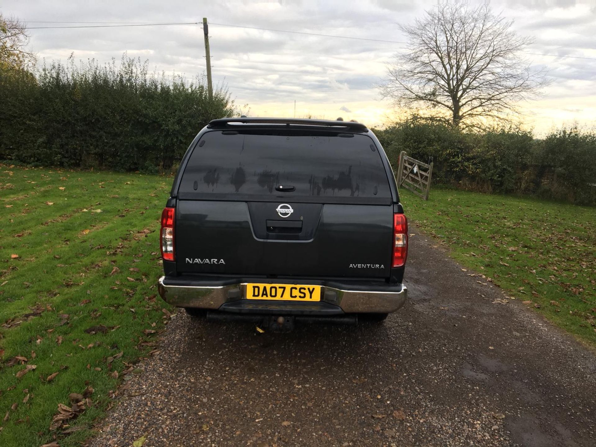 2007/07 REG NISSAN NAVARA AVENTURA 4X4 4WD DOUBLE CAB DCI GREY DIESEL PICK UP 2.5 *NO VAT* - Image 7 of 15