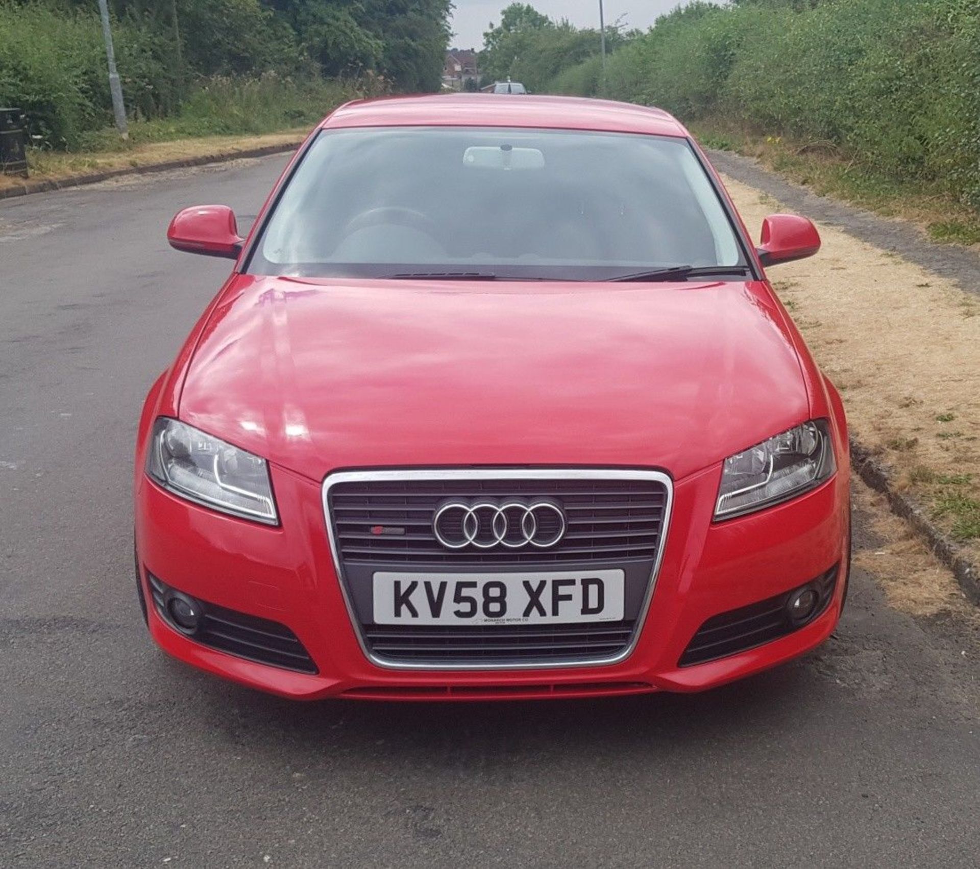 2008/58 REG AUDI A3 SE 101 MPI RED PETROL 3 DOOR HATCHBACK - S3 ALLOYS *NO VAT* - Image 2 of 8