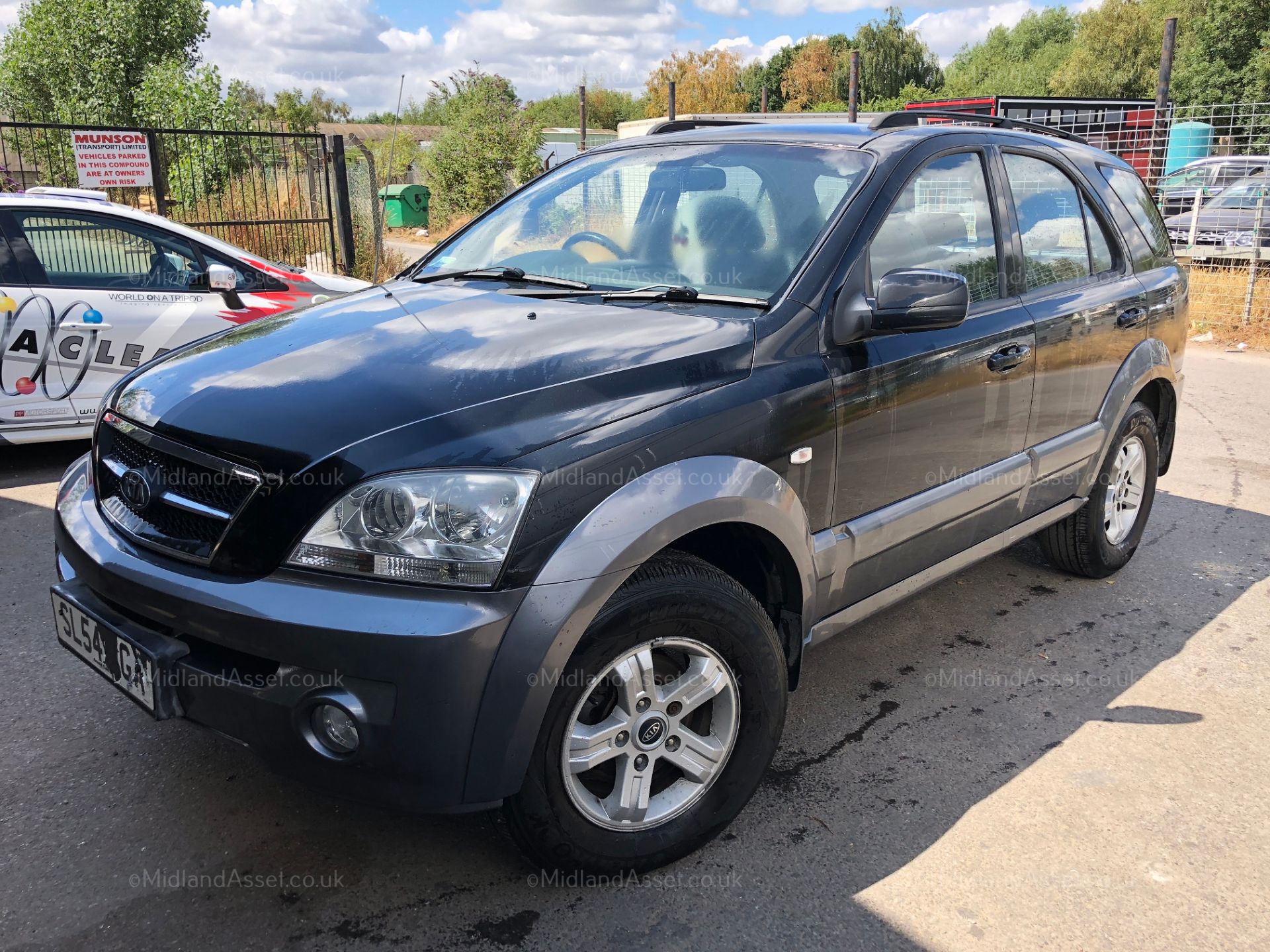 2004/54 REG KIA SORENTO CRDI XE BLACK DIESEL 5 DOOR HATCHBACK *NO VAT* - Image 3 of 15