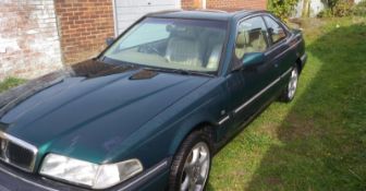1997/R REG ROVER 825 STERLING COUPE 2.5 PETROL AUTOMATIC GREEN *NO VAT*