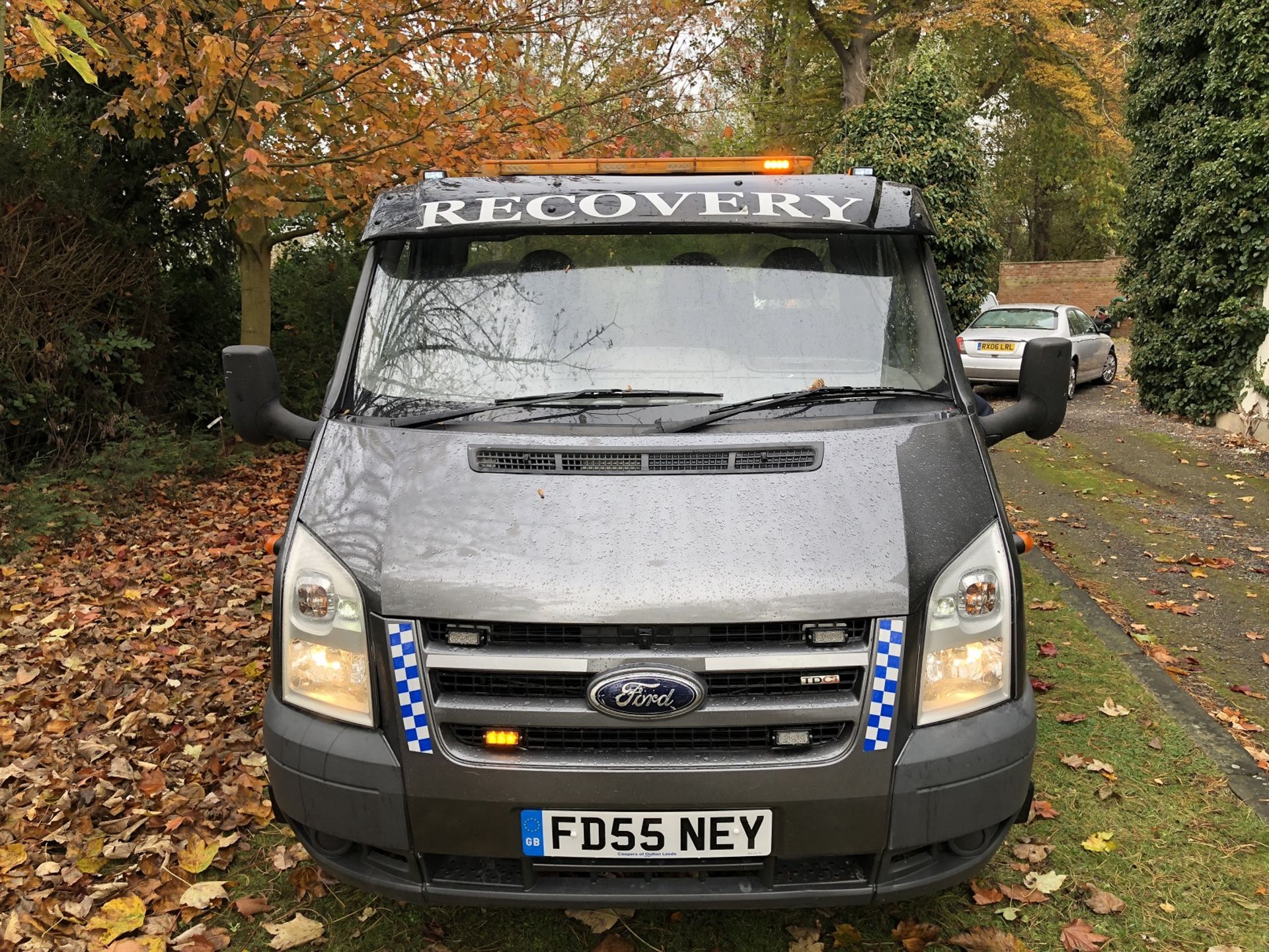 2005/55 REG FORD TRANSIT 350 LWB 135 BHP GREY DIESEL BEAVER TAIL RECOVERY CAR TRANSPORTER *PLUS VAT* - Image 14 of 28