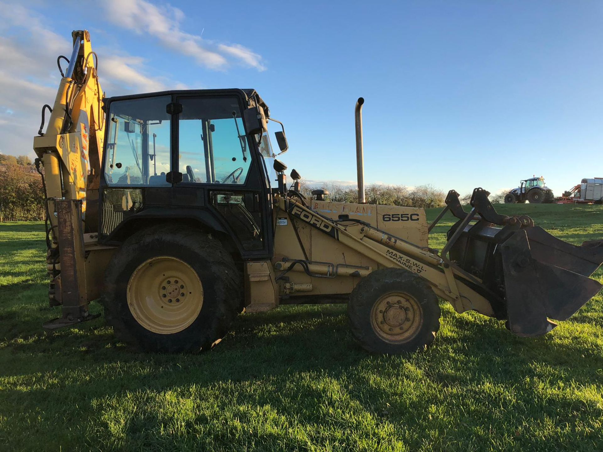 1989 FORD 655C YELLOW/BLACK BACKHOE LOADER TRACTOR, STARTS, RUNS, LIFTS & DIGS *PLUS VAT* - Image 3 of 19