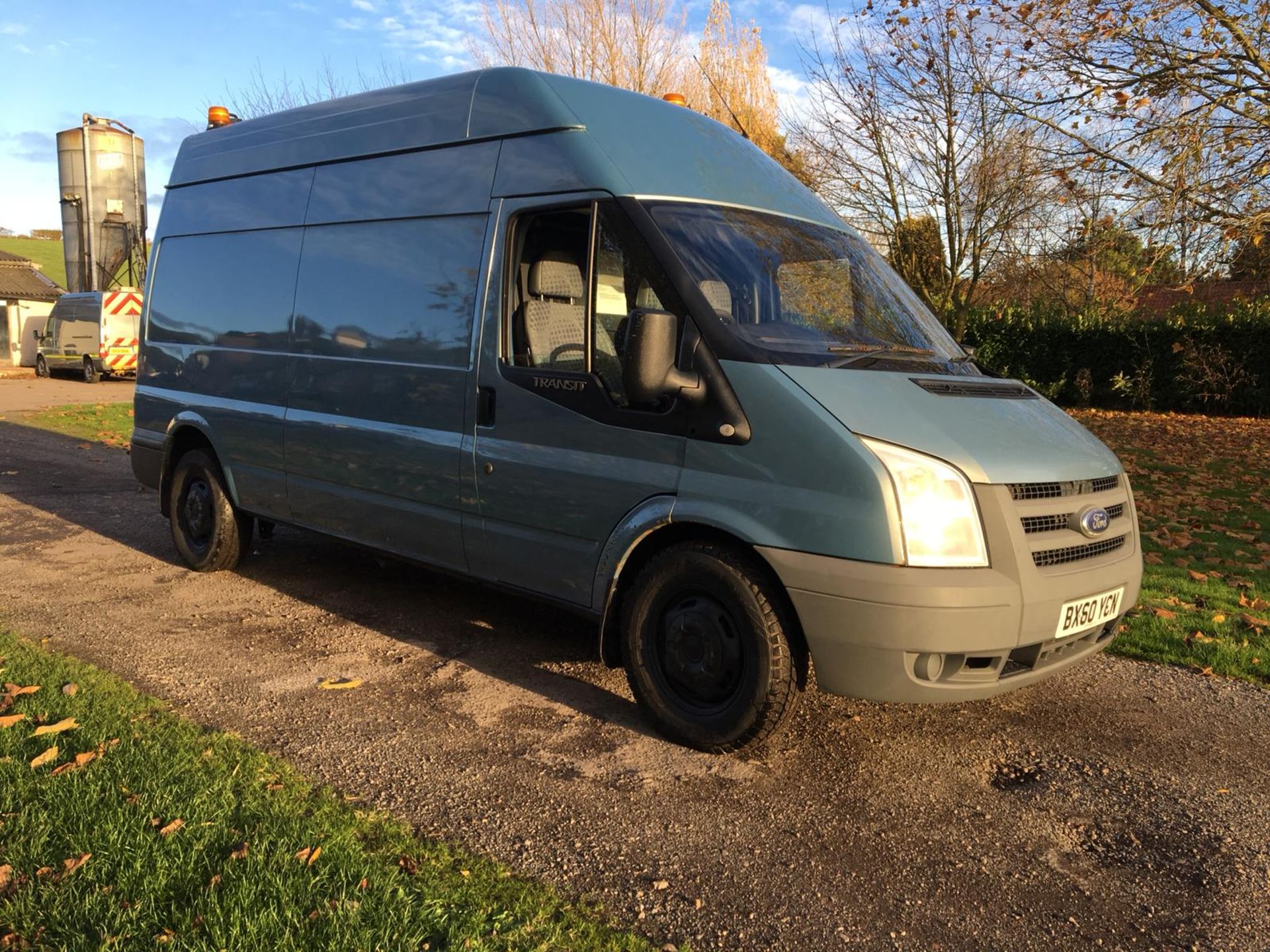 2010/60 REG FORD TRANSIT 115 T350L RWD BLUE DIESEL PANEL VAN, COMPRESSOR AND ELECTRICS *NO VAT*