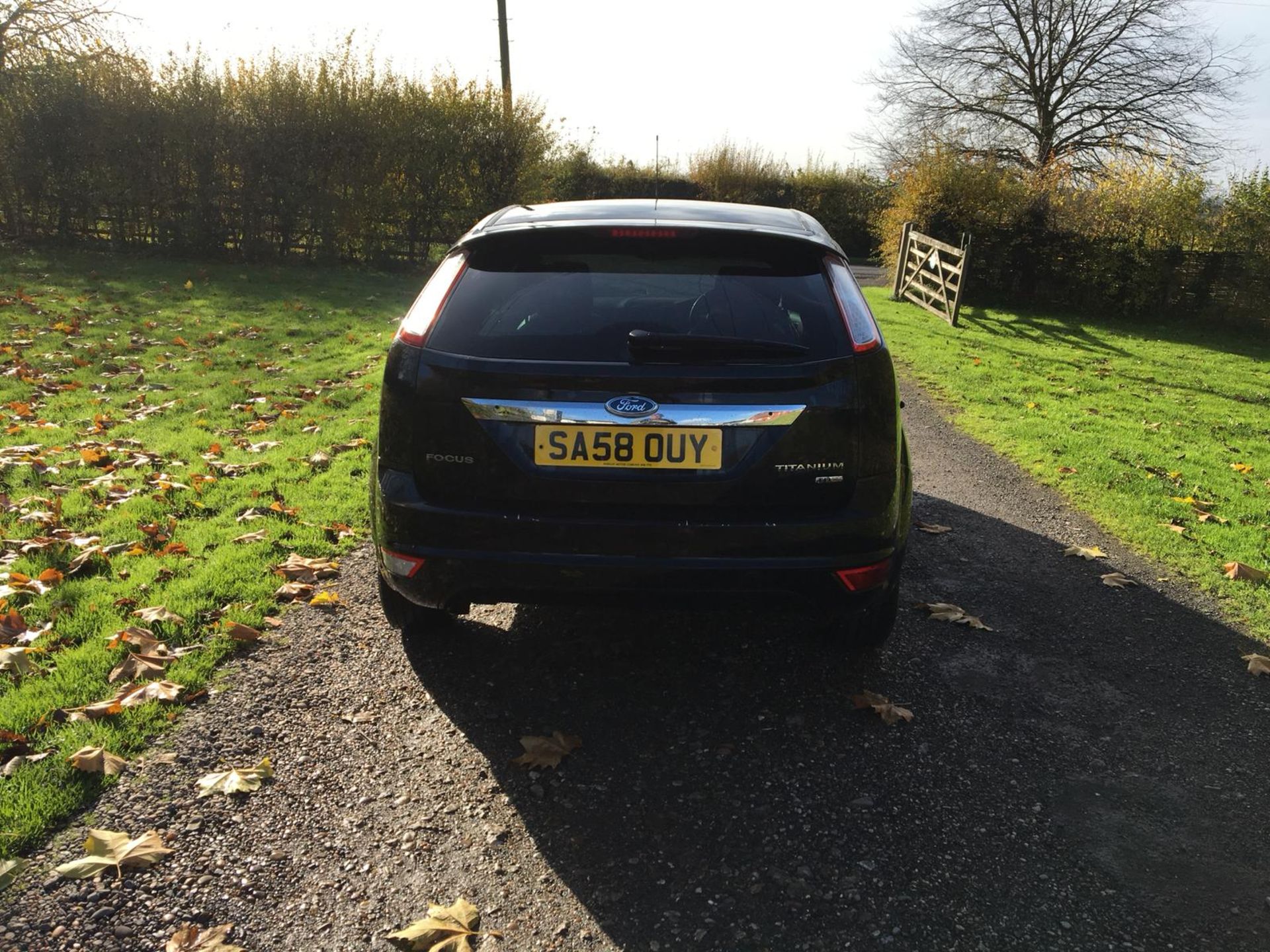 2008/58 REG FORD FOCUS TITANIUM TURBO DIESEL 136 BLACK 3 DOOR HATCHBACK, SHOWING 1 FORMER KEEPER - Bild 6 aus 13