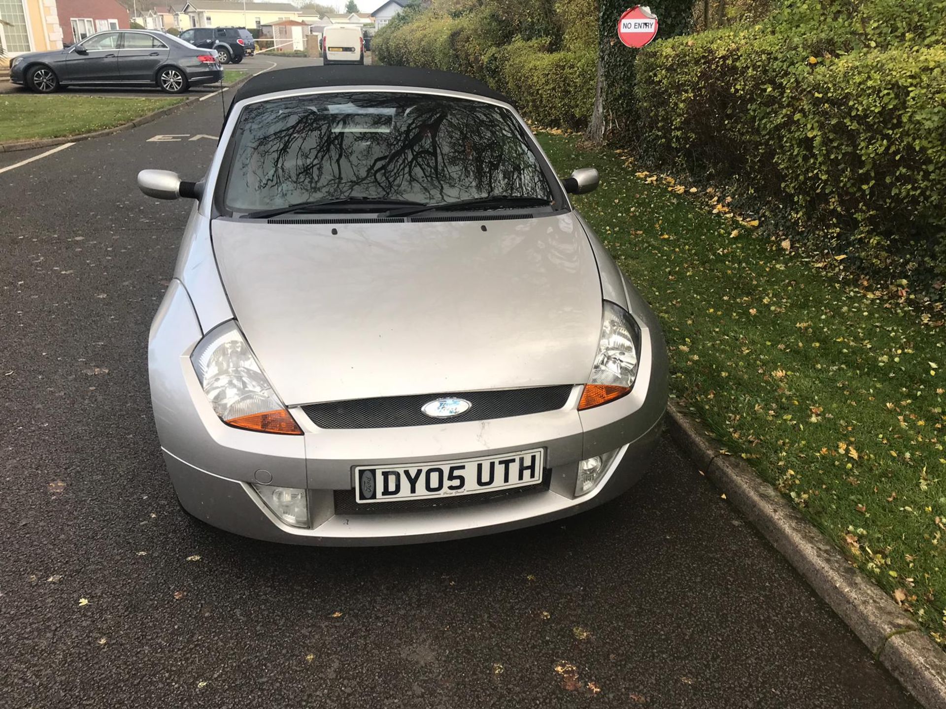 2005/05 REG FORD STREET KA LUXURY SILVER PETROL CONVERTIBLE *NO VAT* - Image 3 of 9