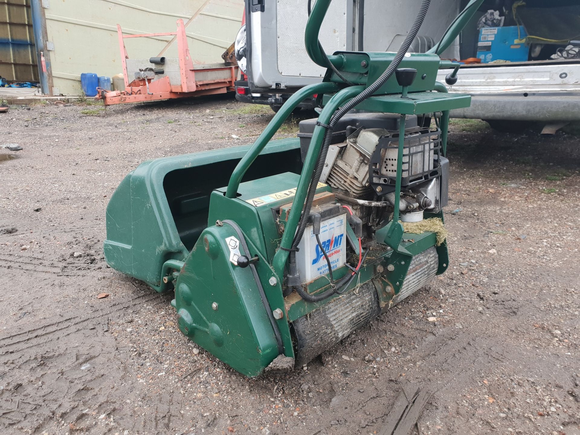 ATCO ROYALE B24E WALK BEHIND PUSH MOWER RUNS, DRIVES AND CUTS *NO VAT*