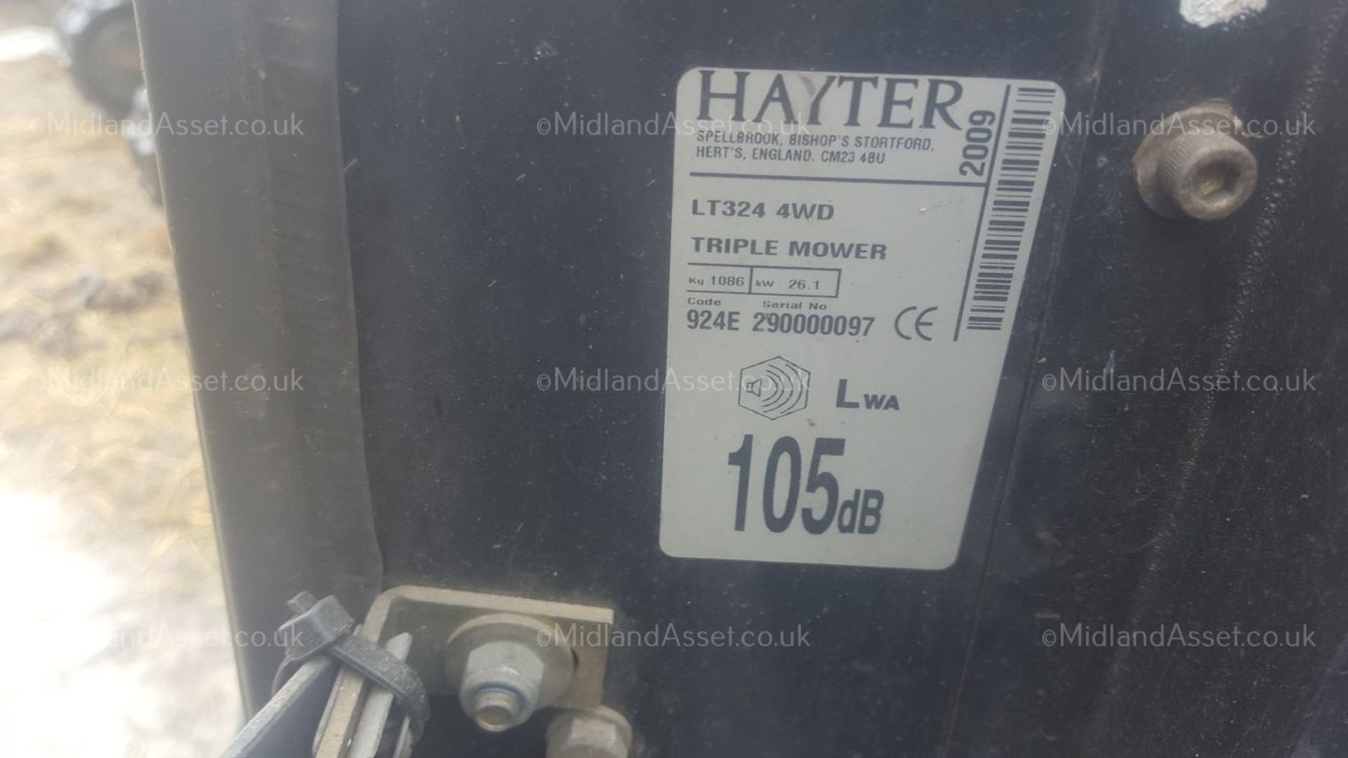 2009 HAYTER 3 GANG MOWER, STARTS, DRIVES & MOWS *PLUS VAT* - Image 8 of 11