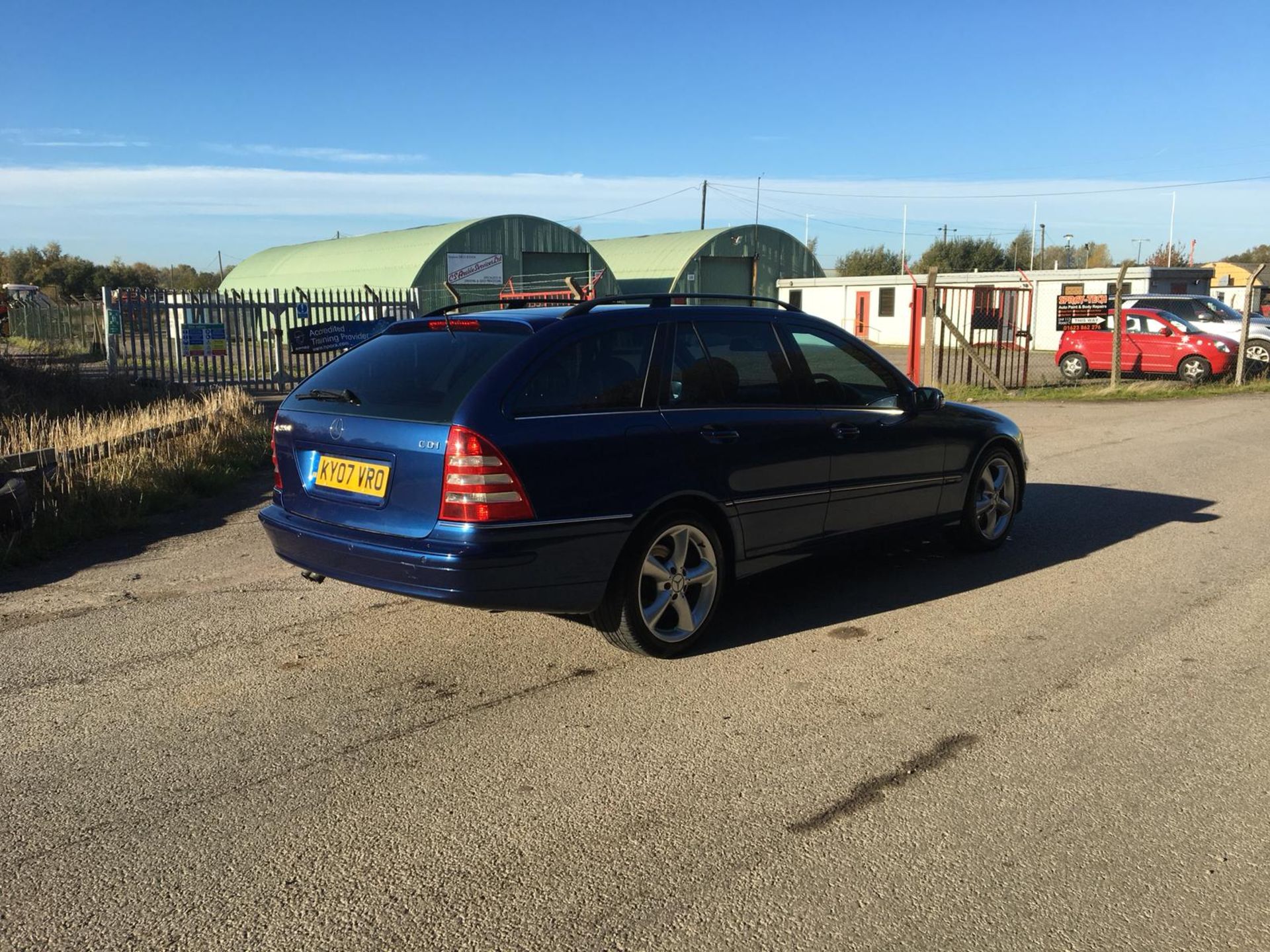 2007/07 REG MERCEDES C220 CDI AVANTGARDE SE AUTOMATIC BLUE DIESEL ESTATE *NO VAT* - Image 6 of 18