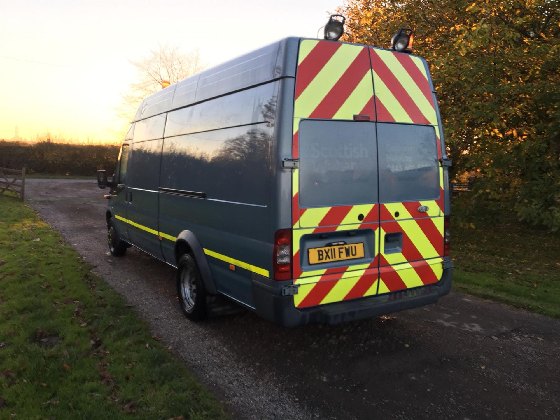 2011/11 REG FORD TRANSIT 115 T460 RWD BLUE DIESEL PANEL VAN, NIGHT HEATER, SHOWING 0 FORMER KEEPERS - Bild 5 aus 14