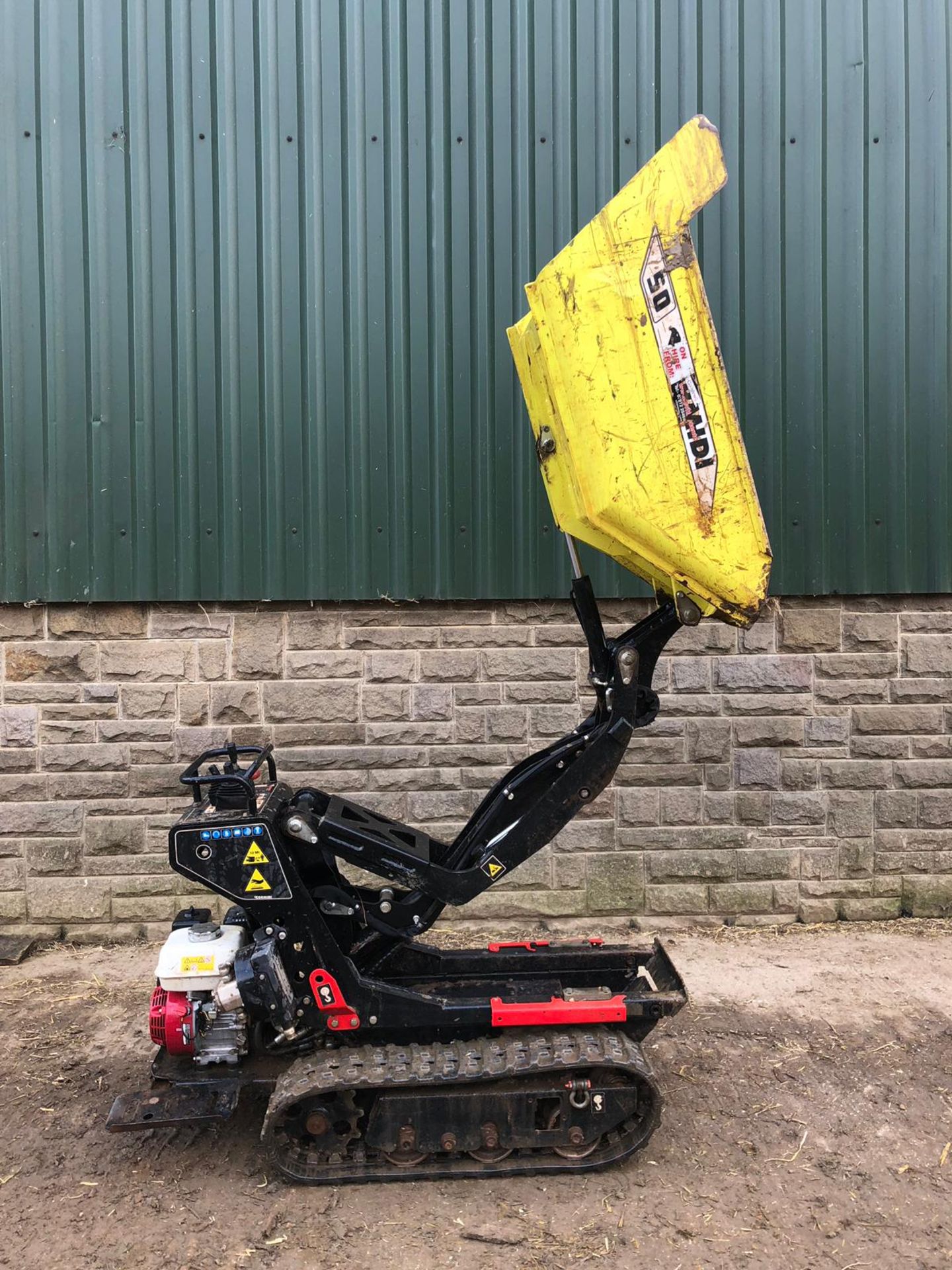 2016 CORMIDI C6.50H1 PEDESTRIAN HIGH DISCHARGE TRACKED DUMPER / CARRIER *PLUS VAT* - Image 4 of 8