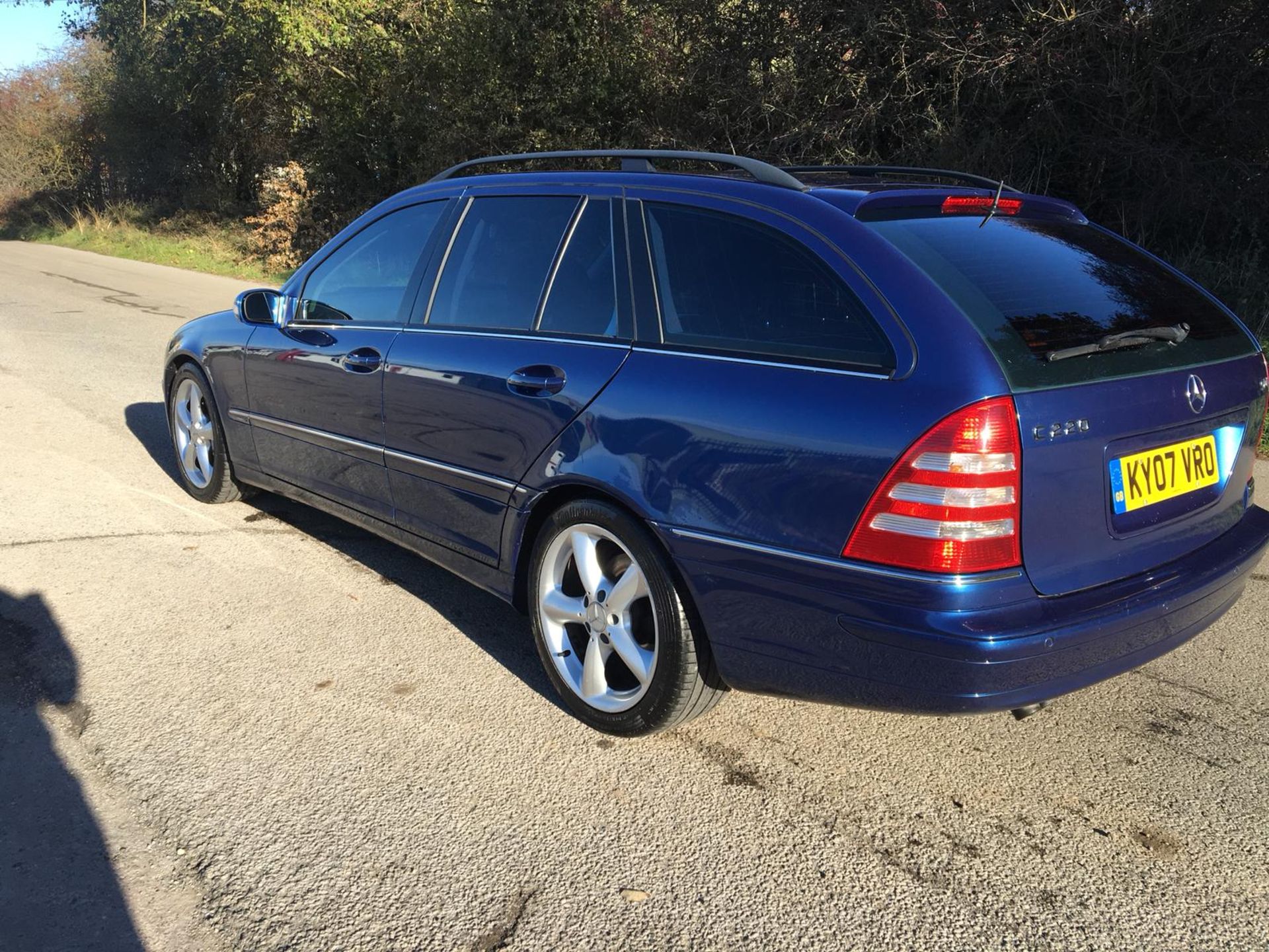 2007/07 REG MERCEDES C220 CDI AVANTGARDE SE AUTOMATIC BLUE DIESEL ESTATE *NO VAT* - Image 4 of 18