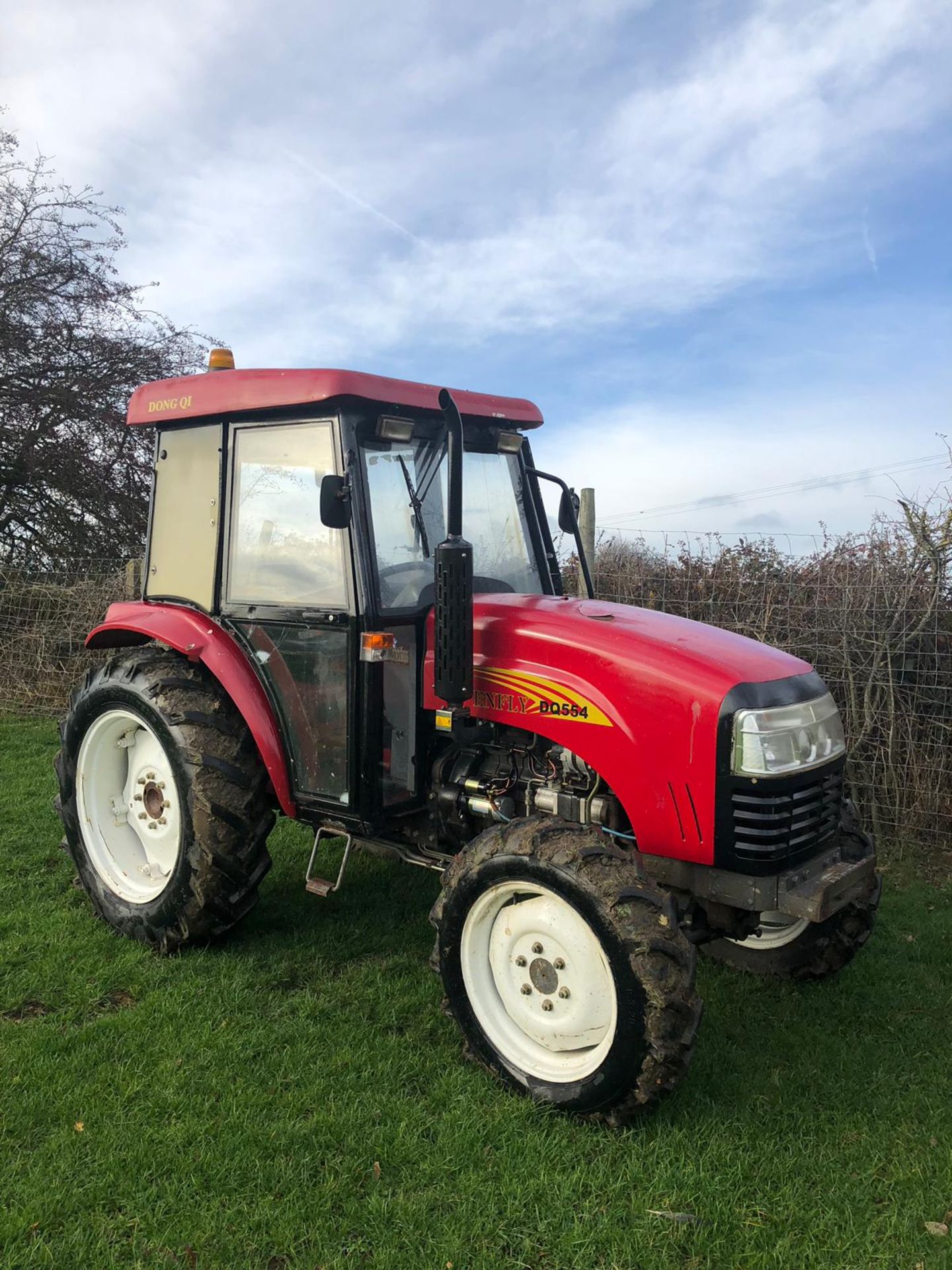 2008 ENFLY DQ554 TRACTOR RED / BLACK *PLUS VAT* - Image 2 of 20