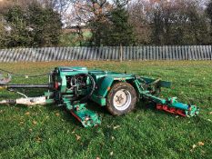 RANSOMES TG3400 5 GANG SINGLE AXLE TRAILED MOWER, RUNS AND WORKS *PLUS VAT*