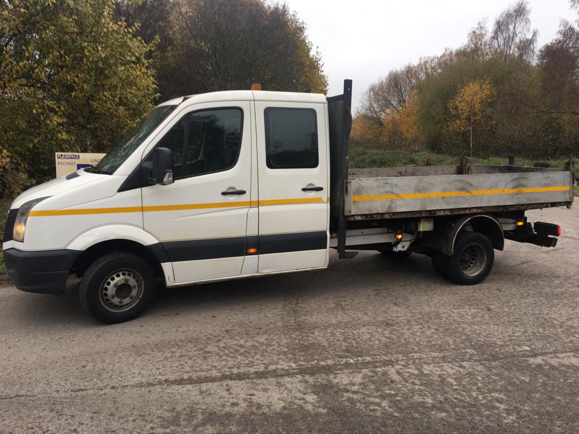 2014/64 REG VOLKSWAGEN CRAFTER CR50 STARTLINE TD DIESEL TIPPER, SHOWING 1 FORMER KEEPER *NO VAT* - Image 8 of 20