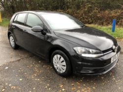2018/18 REG VOLKSWAGEN GOLF S TSI BLUE MOTION, ONLY 33 MILES! + MANY MORE LOW RESERVE CARS & COMMERCIAL VEHICLES ENDING TUESDAY FROM 7PM
