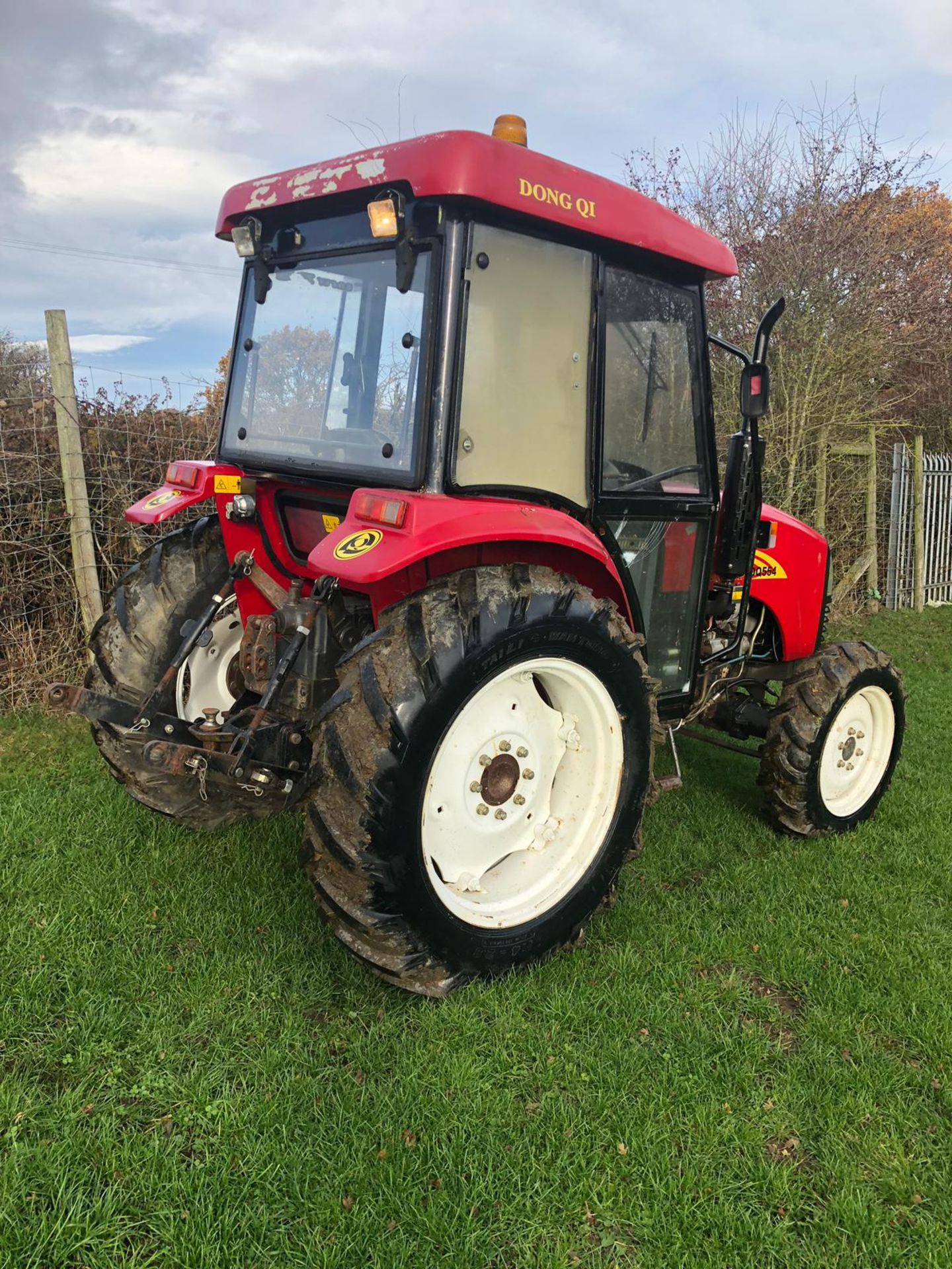 2008 ENFLY DQ554 TRACTOR RED / BLACK *PLUS VAT* - Image 9 of 20