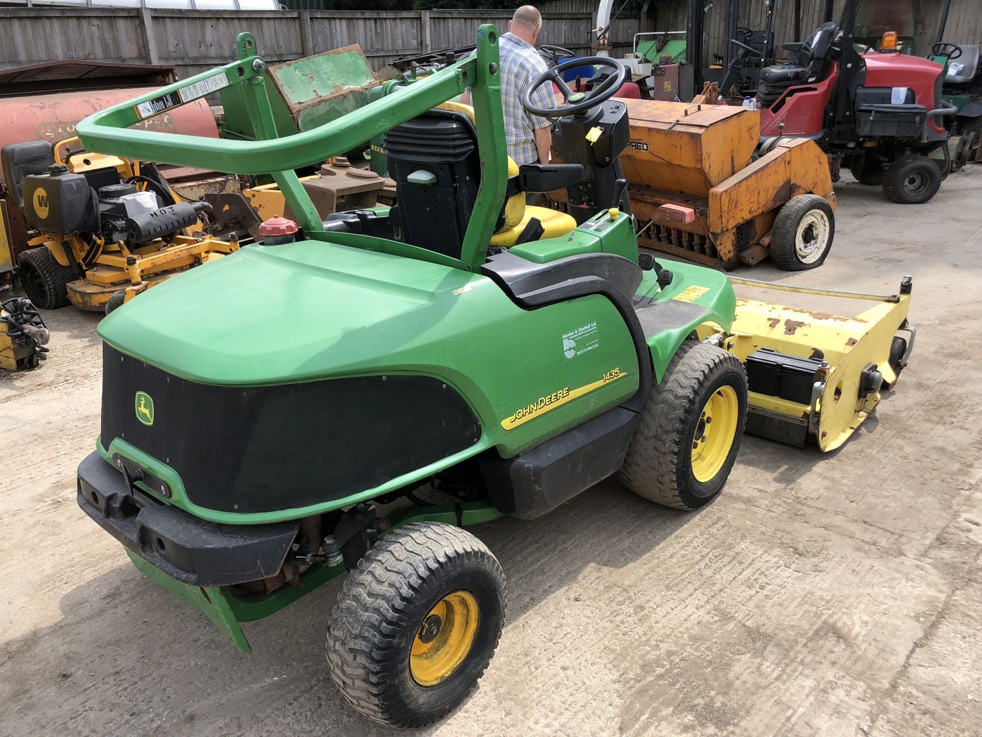 JOHN DEERE 1435 FRONT ROTARY FLAIL MOWER DIESEL ENGINE *PLUS VAT* - Image 7 of 9