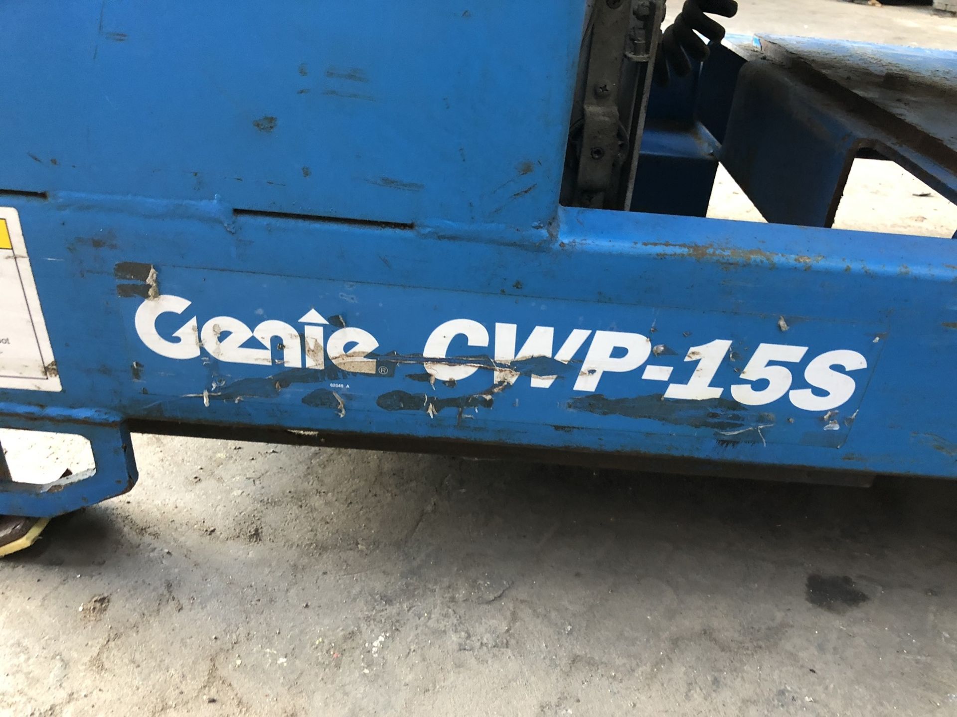 GENIE CWPE-15S SUPER SERIES COMPACT WORK PLATFORM 15FT LIFT HEIGHT *NO VAT* - Image 6 of 14