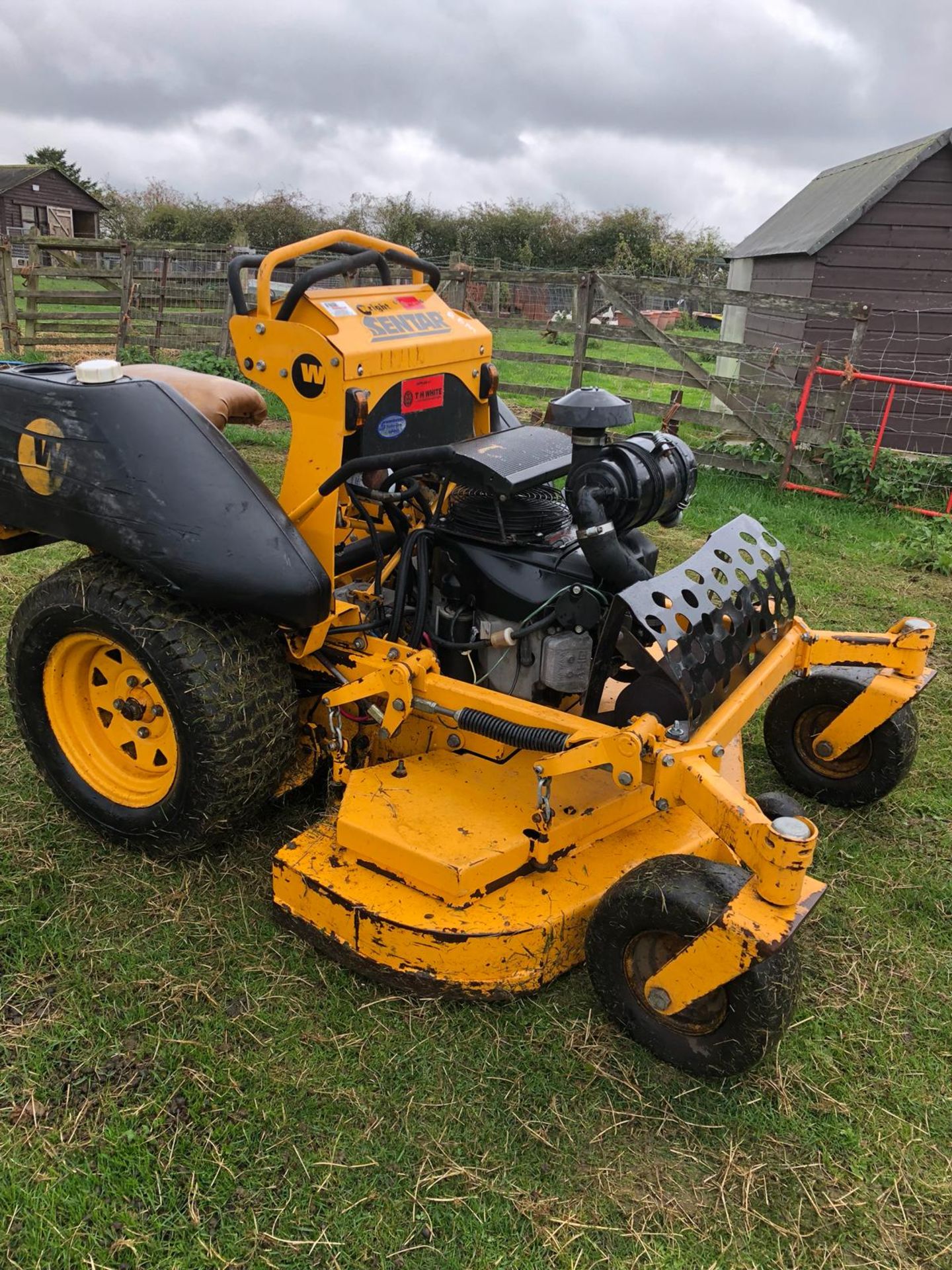 WRIGHT SENTAR STAND ON LAWN MOWER 48" CUTTING DECK *PLUS VAT* - Image 4 of 15