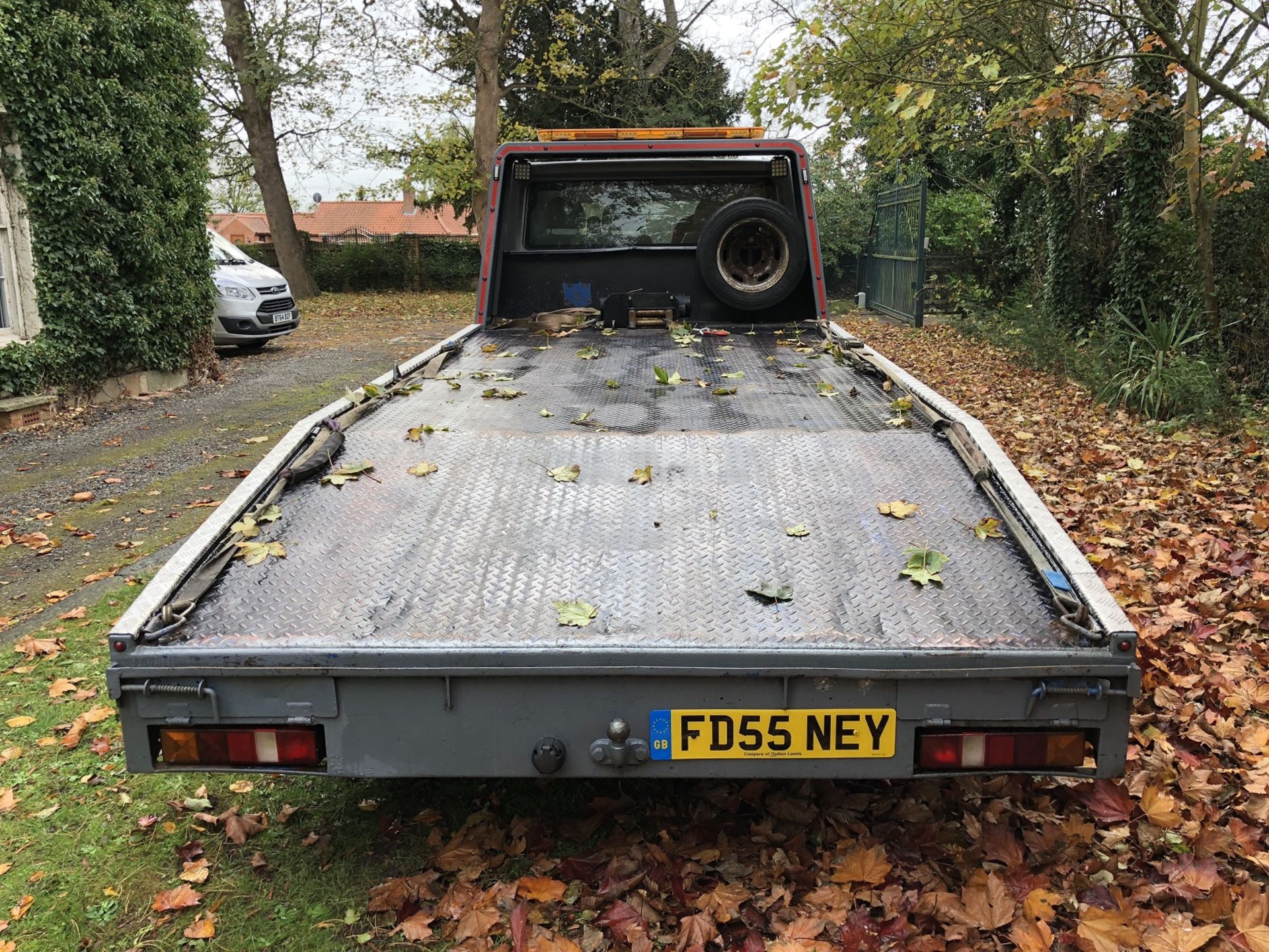 2005/55 REG FORD TRANSIT 350 LWB 135 BHP GREY DIESEL BEAVER TAIL RECOVERY CAR TRANSPORTER *PLUS VAT* - Image 7 of 28