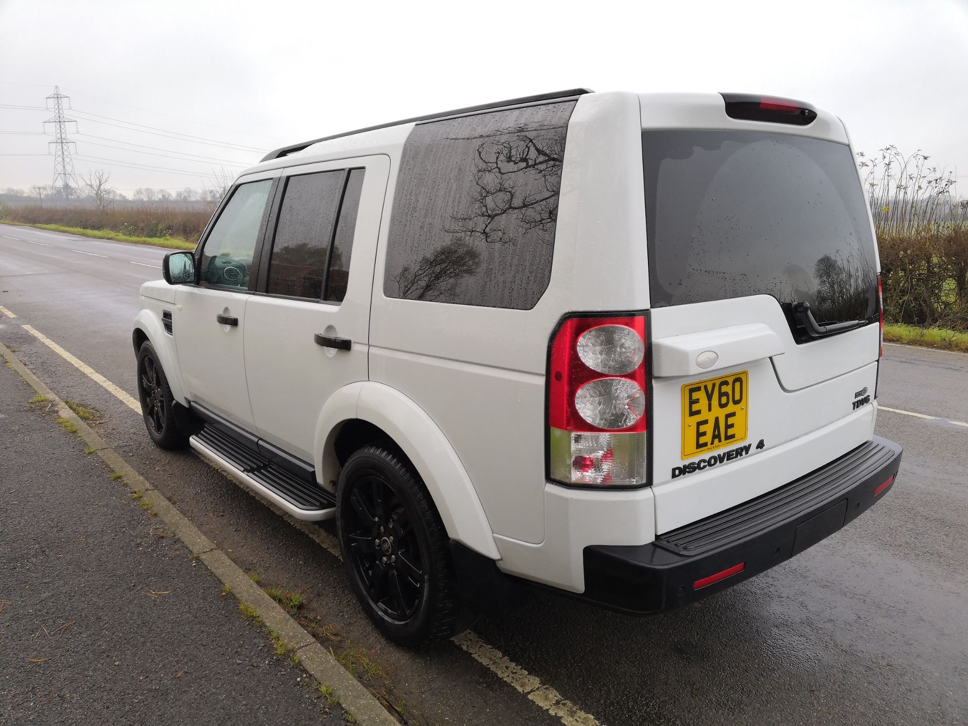 2011/60 REG LAND ROVER DISCOVERY 4 TDV6 AUTOMATIC WHITE COMMERCIAL DIESEL LIGHT 4X4 *NO VAT* - Image 4 of 19