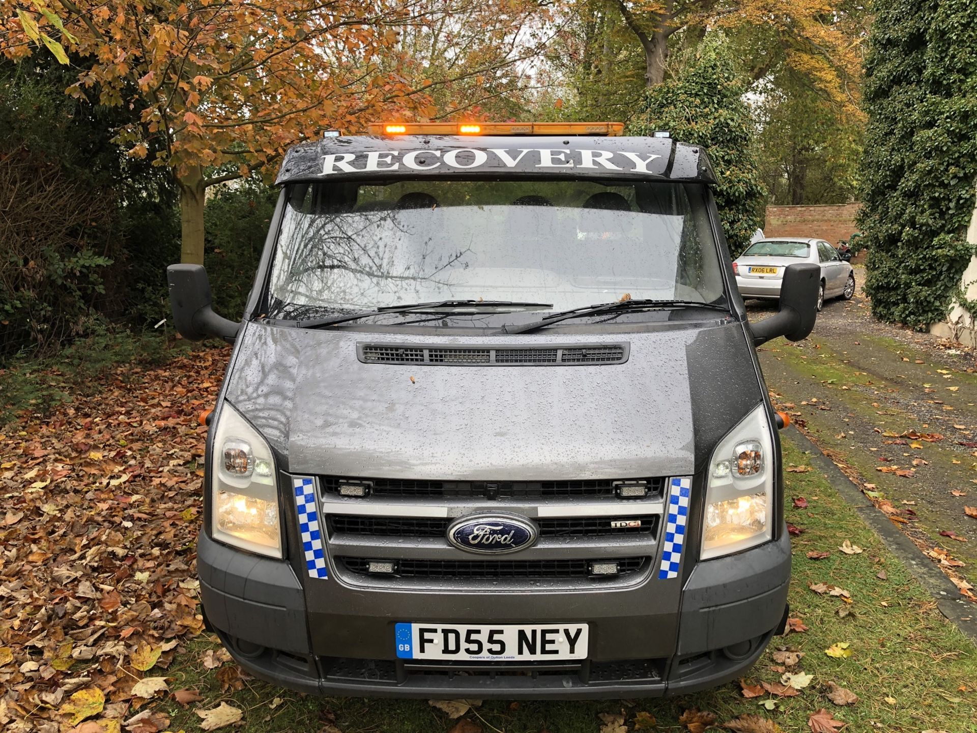 2005/55 REG FORD TRANSIT 350 LWB 135 BHP GREY DIESEL BEAVER TAIL RECOVERY CAR TRANSPORTER *PLUS VAT* - Image 15 of 28