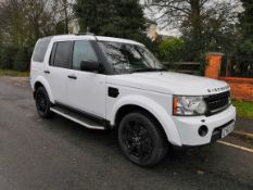 2011/60 REG LAND ROVER DISCOVERY 4 TDV6 AUTOMATIC WHITE COMMERCIAL DIESEL LIGHT 4X4 *NO VAT*
