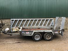 YEAR UNKNOWN IFOR WILLIAMS TWIN AXLE TRAILER *PLUS VAT*