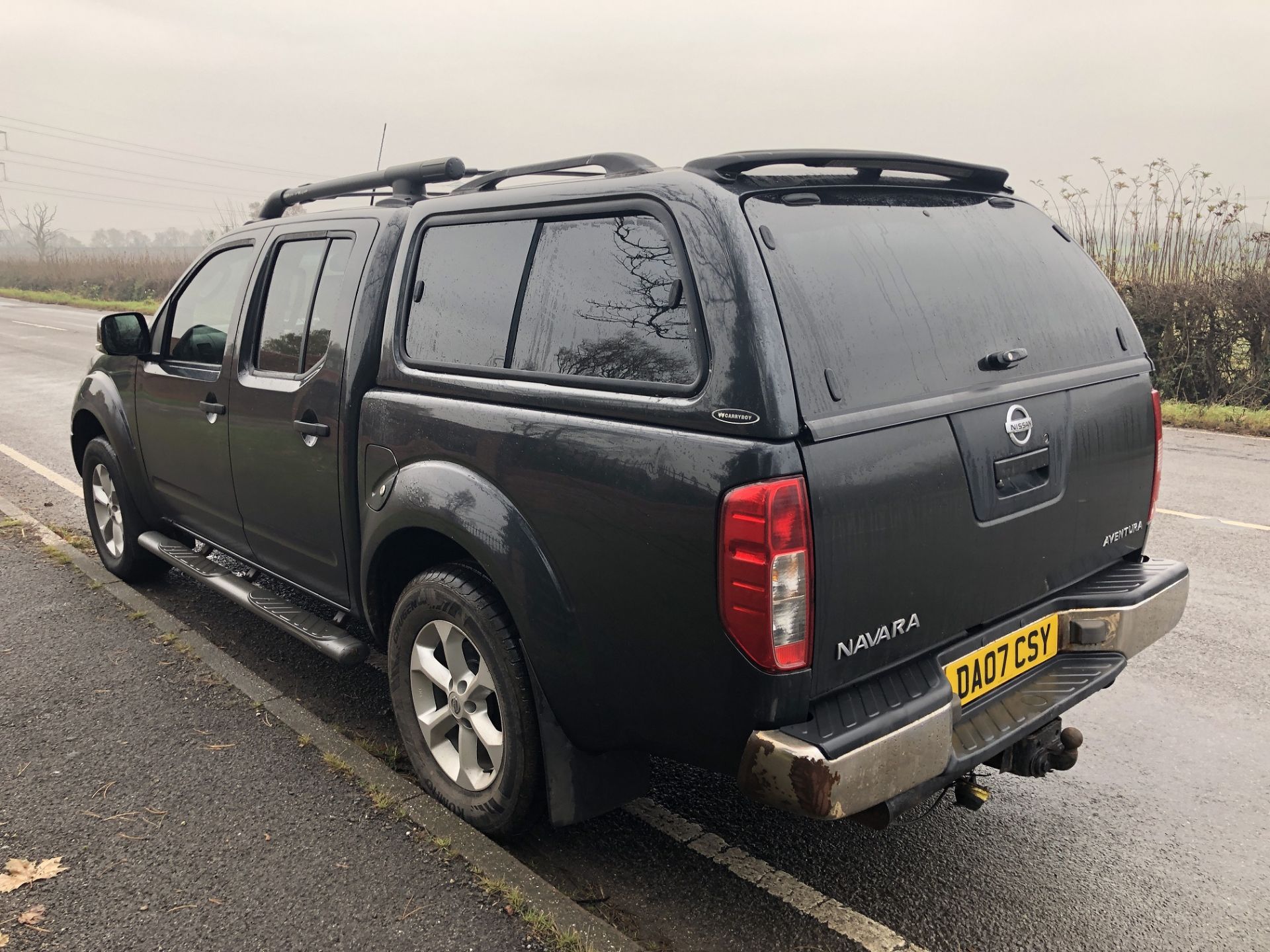 2007/07 REG NISSAN NAVARA AVENTURA 4X4 4WD DOUBLE CAB DCI GREY DIESEL PICK UP 2.5 *PLUS VAT* - Image 4 of 24