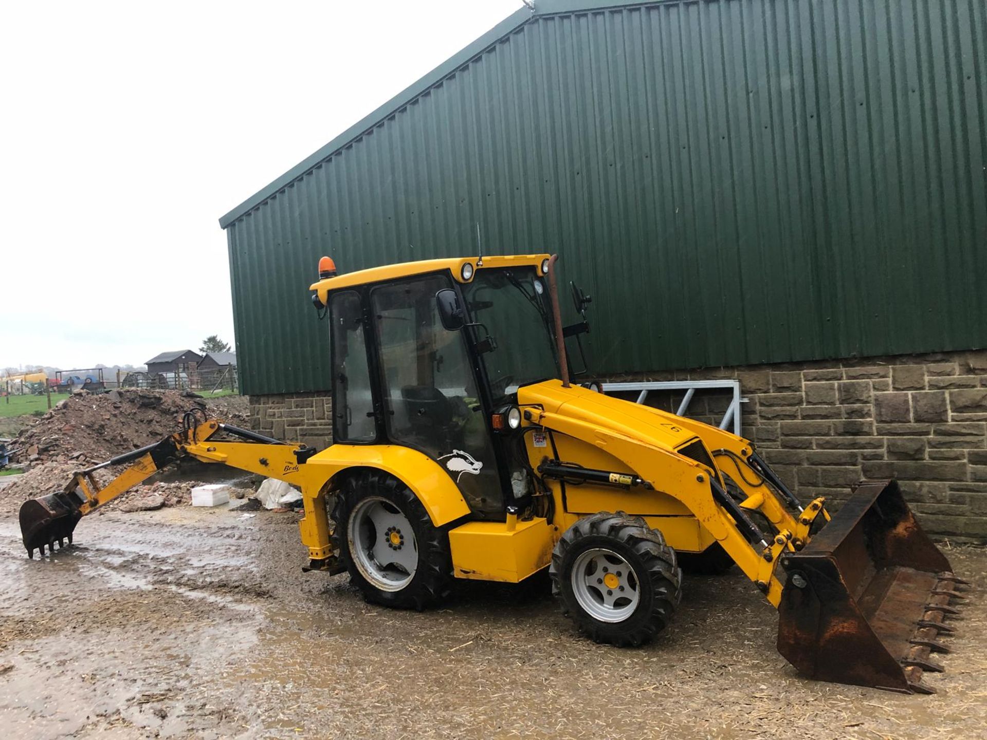 2012 LEWIS BADGER 111 COMPACT BACKHOE LOADER DIGGER, SHOWING 0 FORMER KEEPERS *PLUS VAT* - Image 2 of 20