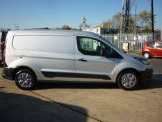 2015/15 REG FORD TRANSIT CONNECT 210 ECO-TECH SILVER DIESEL PANEL VAN, SHOWING 0 FORMER KEEPERS