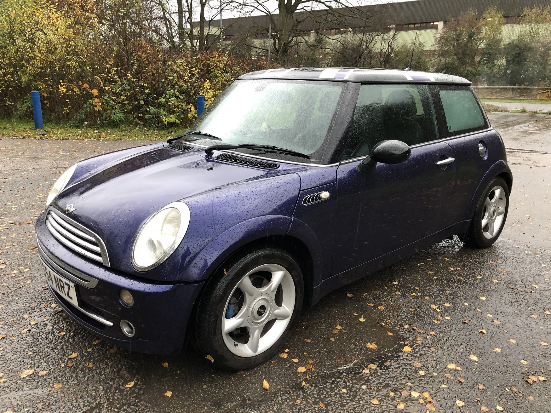 2004/54 REG MINI COOPER MAUVE/PURPLE 1.6 PETROL 3 DOOR HATCHBACK, SHOWING 4 FORMER KEEPERS *NO VAT* - Image 3 of 16